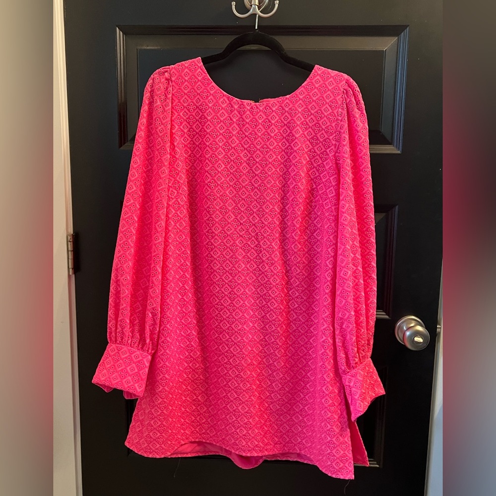 Lily Pulitzer hot pink romper. Size 12. Perfect for Barbie parties!
